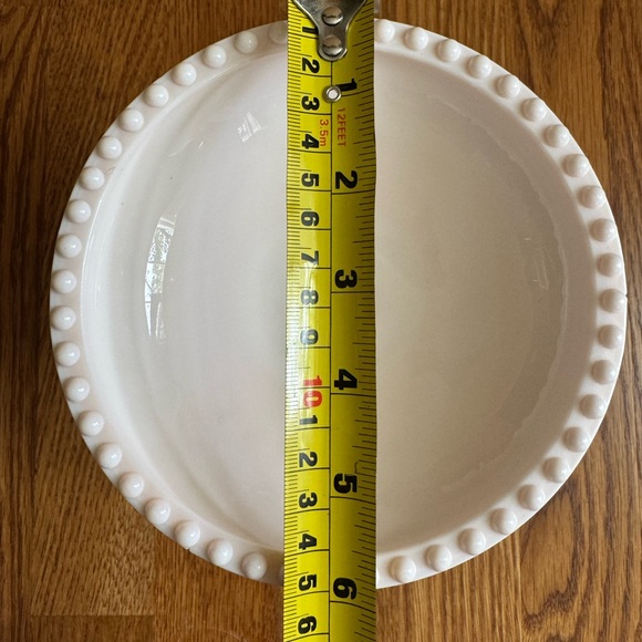 VINTAGE Jeanette Windsor Grand Millenial Pink Milk Glass Pedestal Dish - Picture 8 of 10